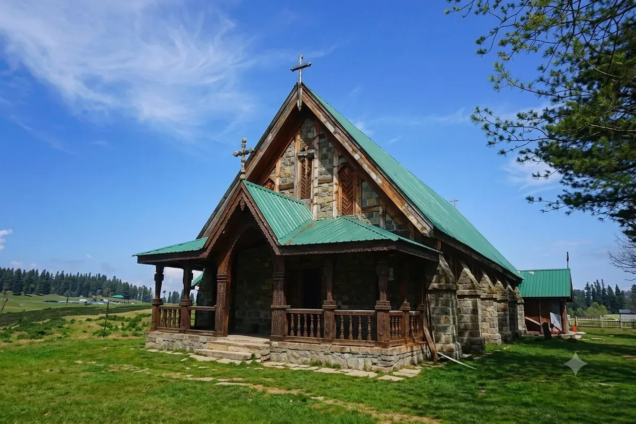 St. Mary's Church in gulmarg
