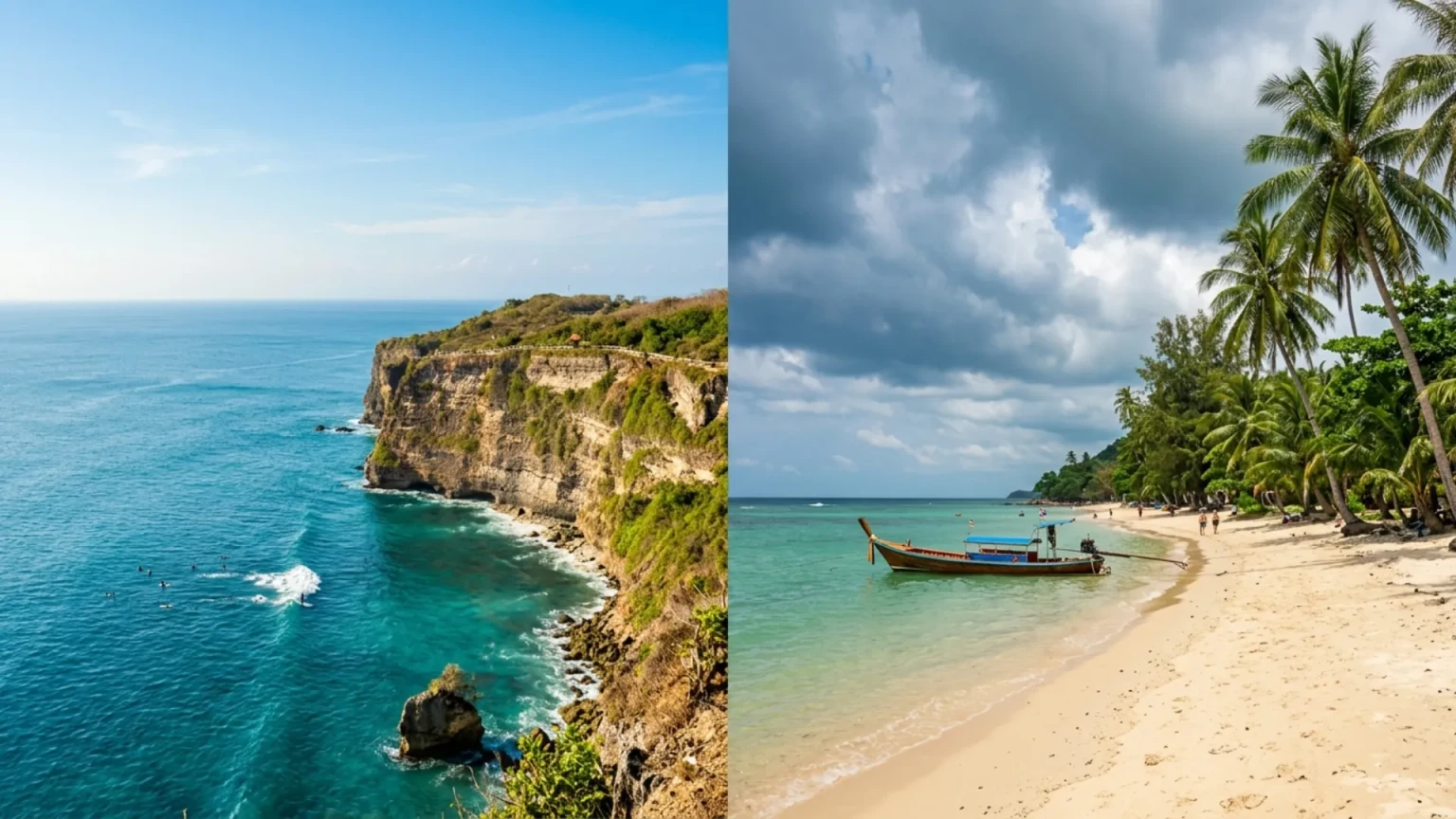 Bali vs Thailand in August