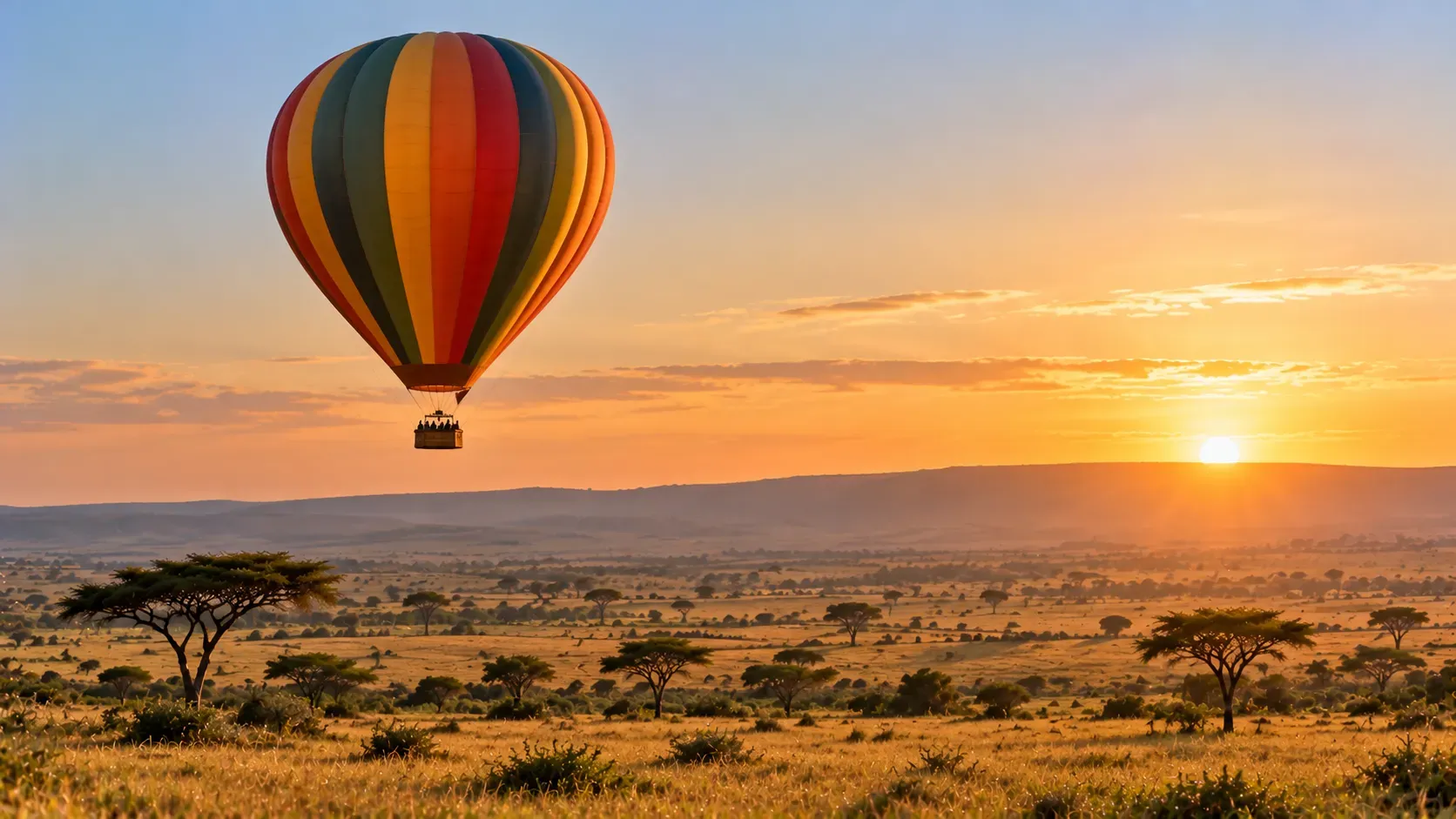 Hot Air Balloon Ride in Kenya, Masai Mara