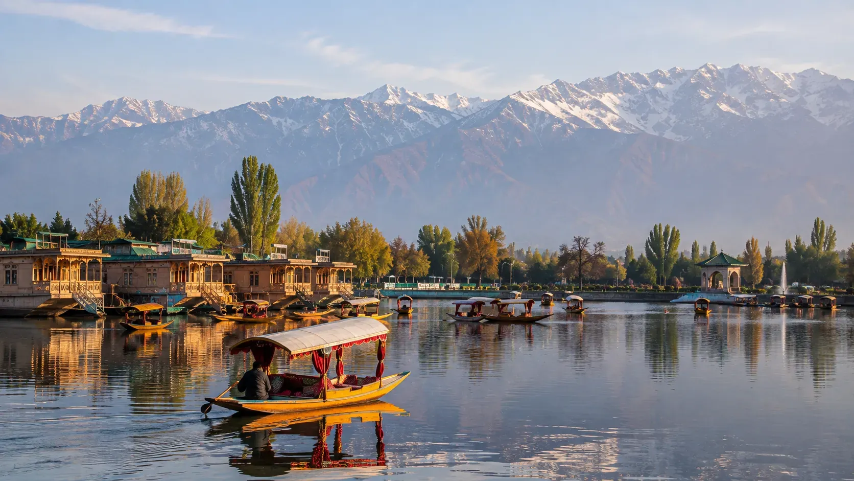 Dal Lake in Kashmir