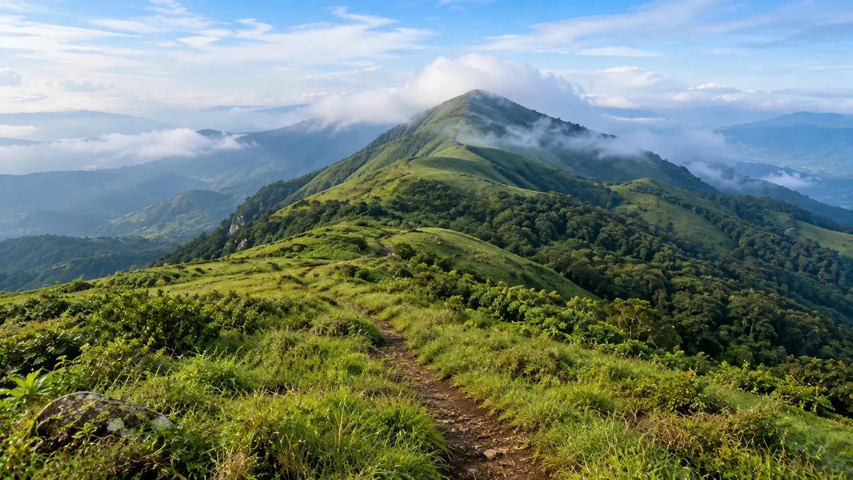 Tadiandamol Peak in Coorg