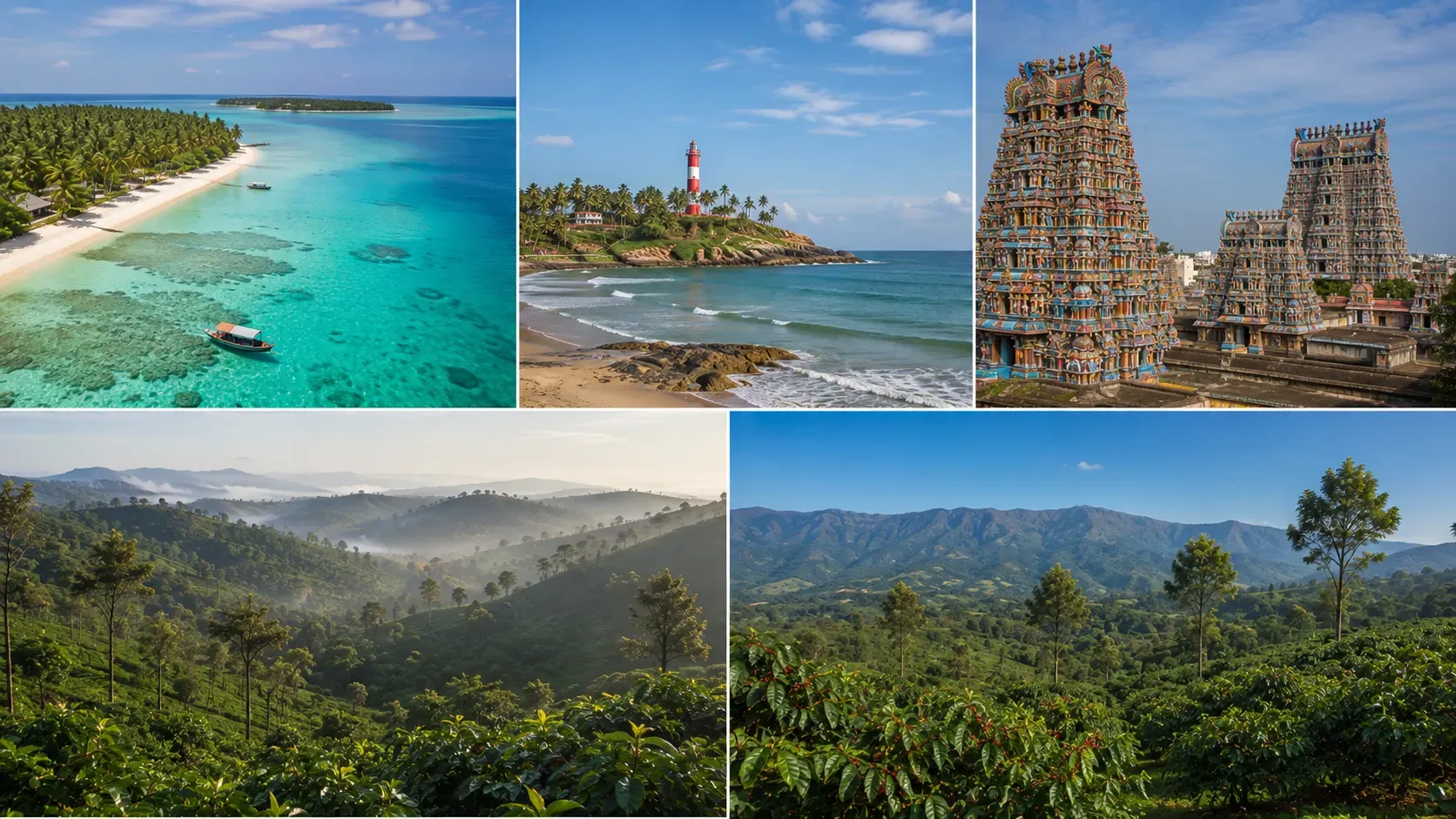 Places to Visit in December in South India