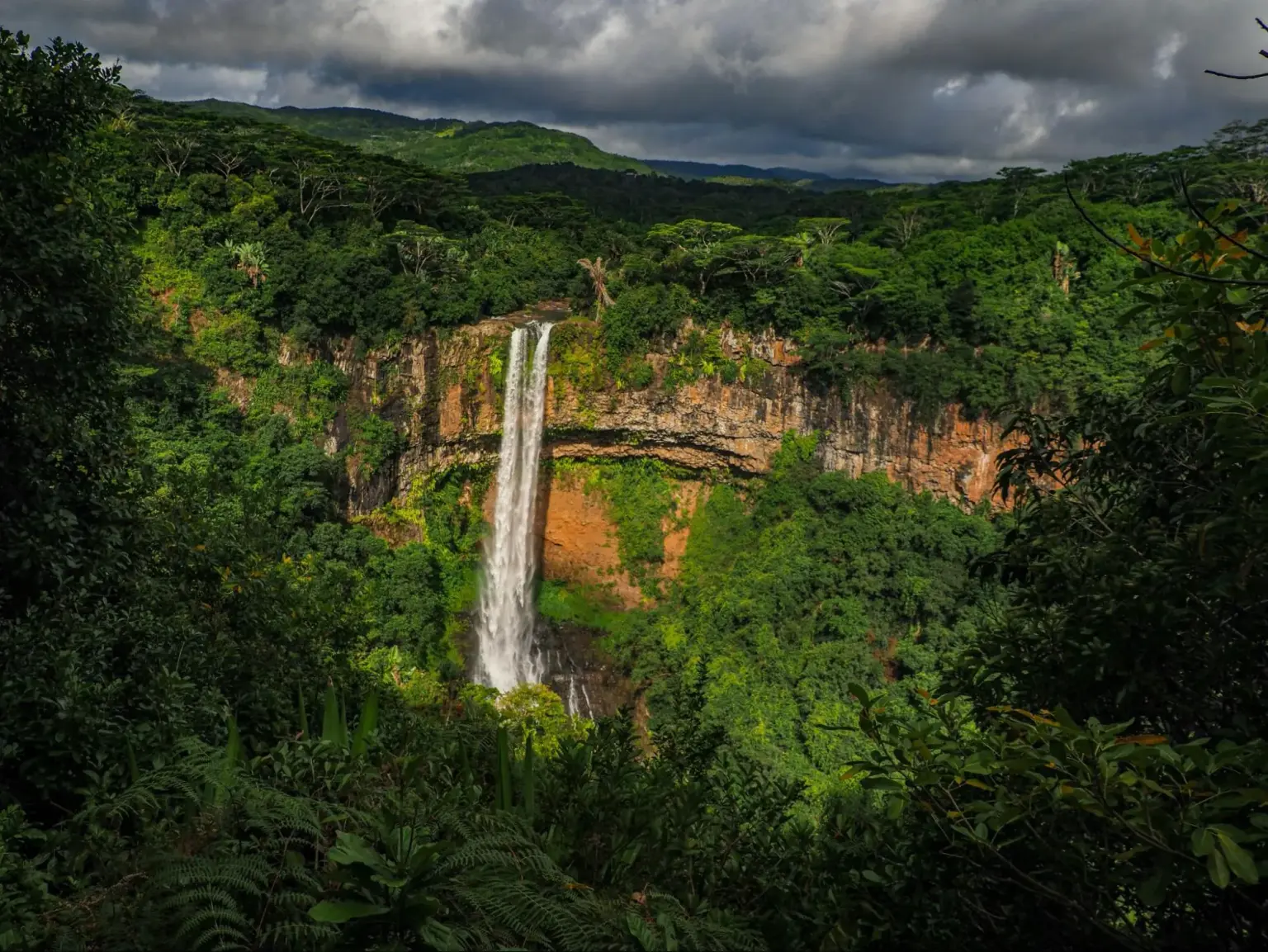 chamarel falls mauritius