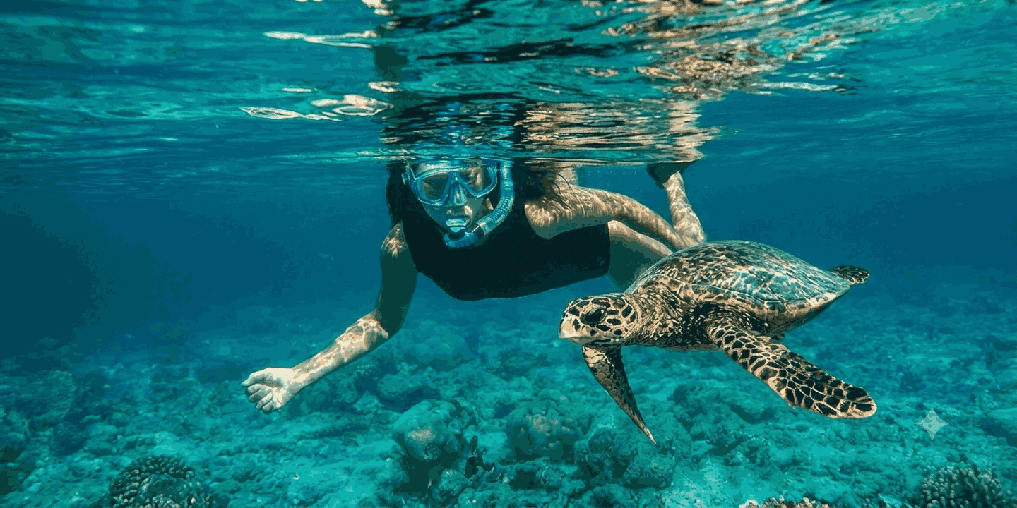 Snorkelling with Marine Life
