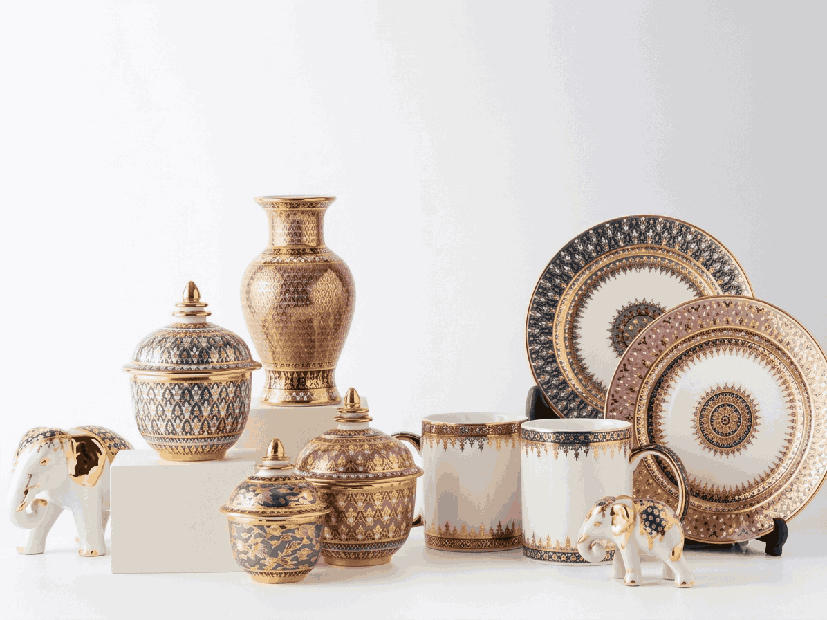 Benjarong and Celadon Ceramics