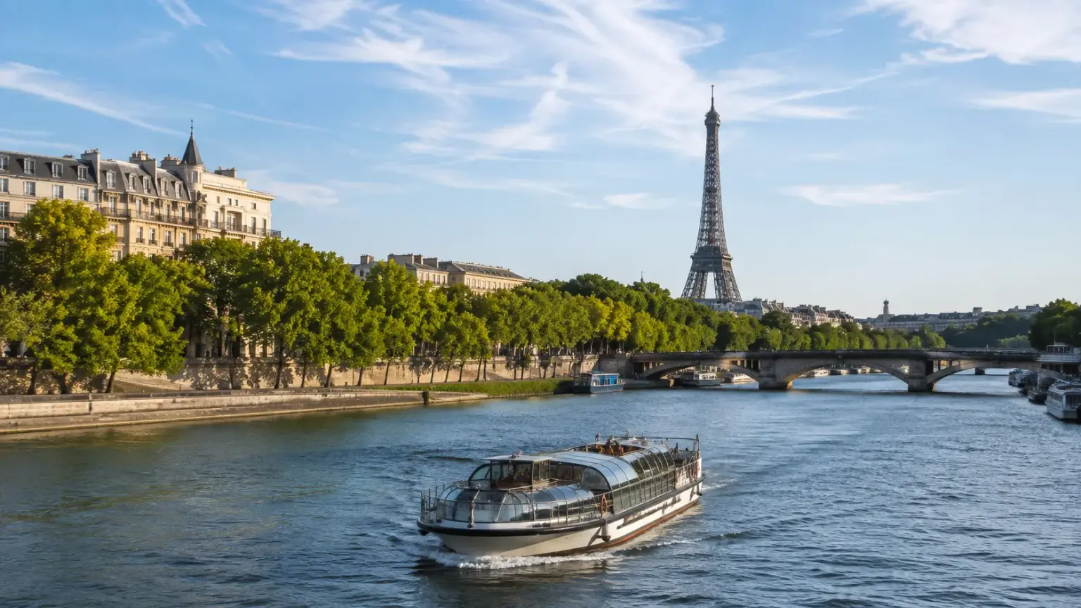 Seine River Cruise, Paris, France