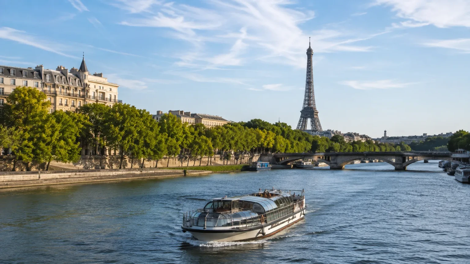Seine River Cruise, Paris, France