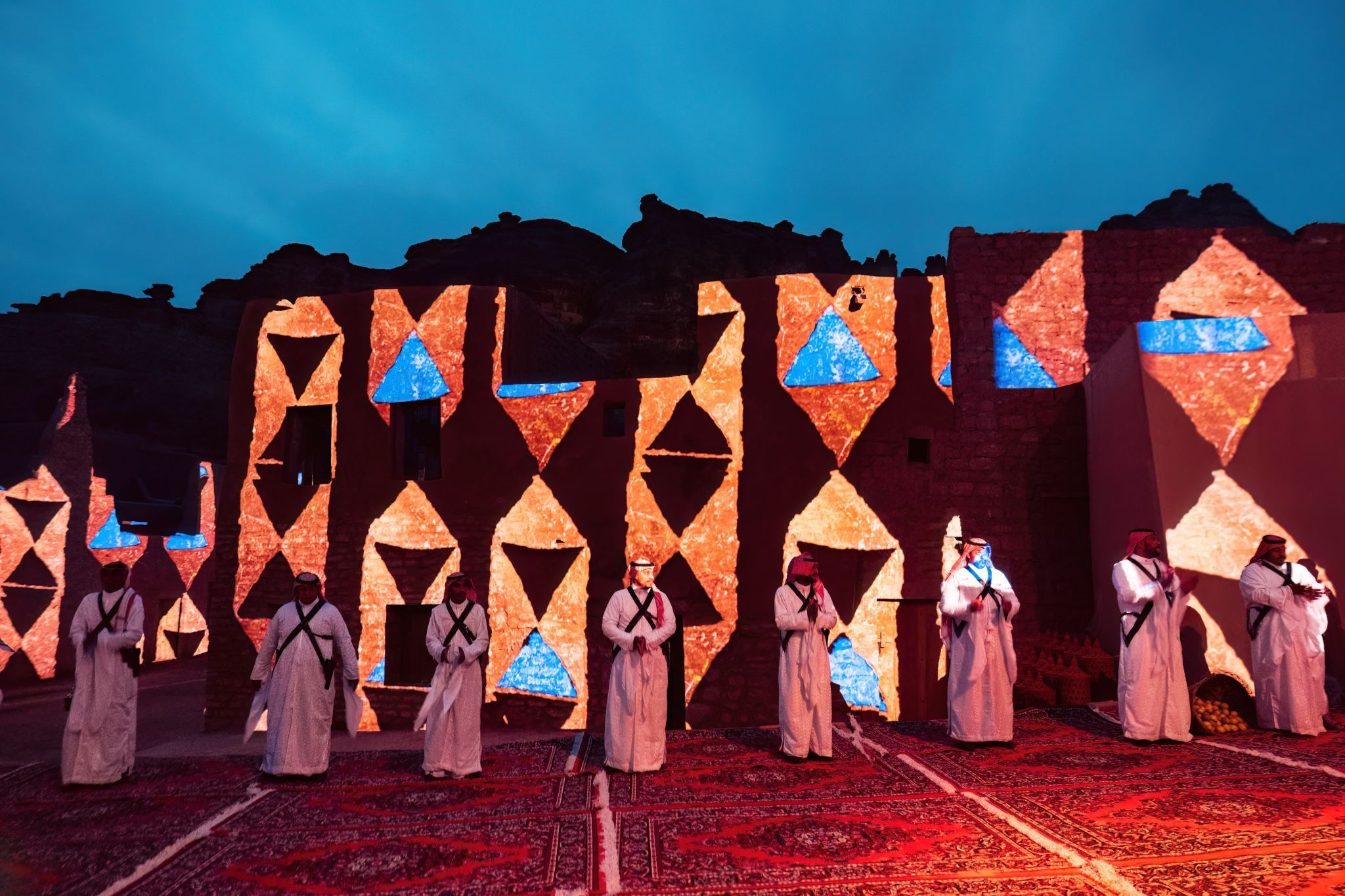 Traditional dance at Tantora Festival AlUla