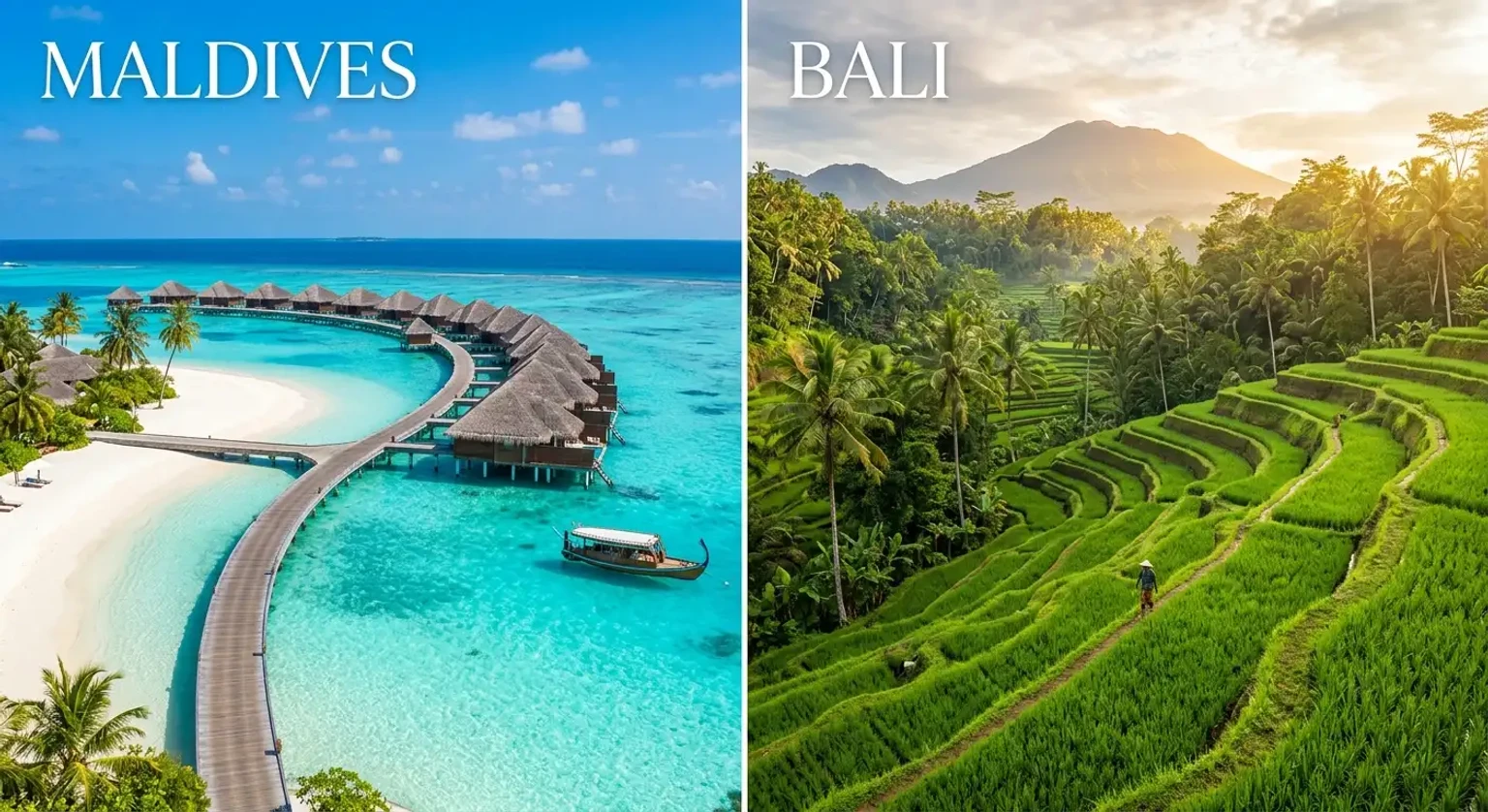 Bali or Maldives: which is better