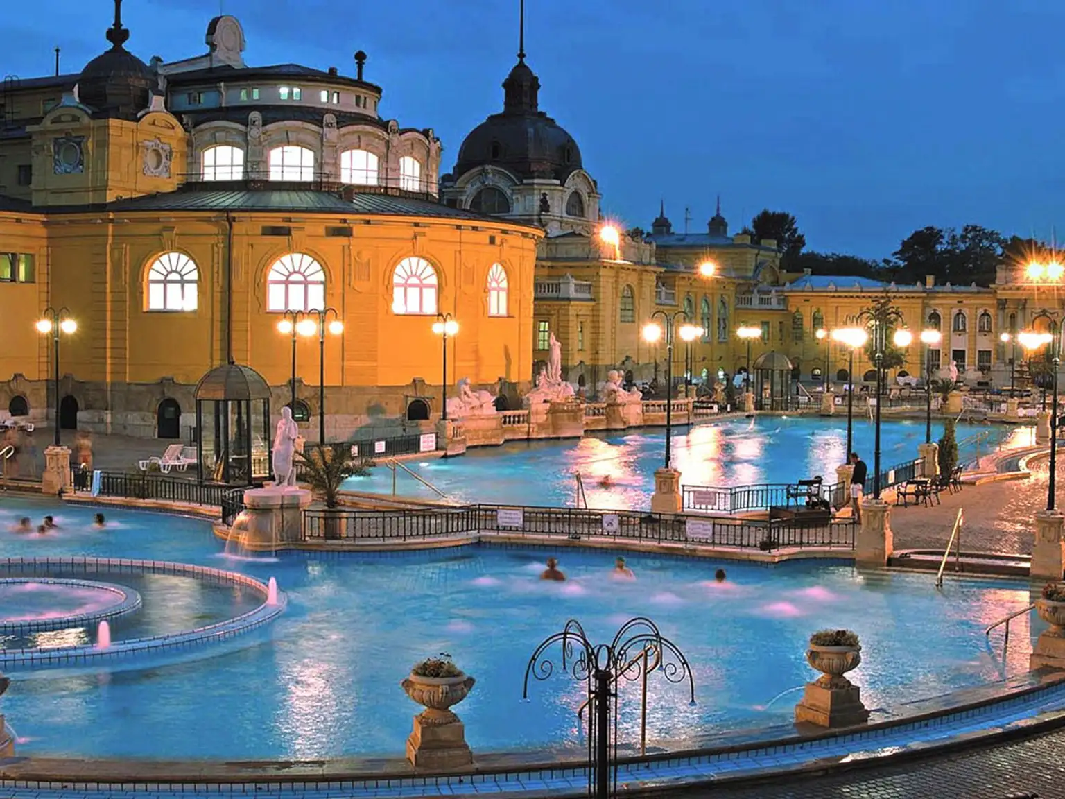  Széchenyi Thermal Bath Admission and Danube River Dinner Cruise with Live Music
