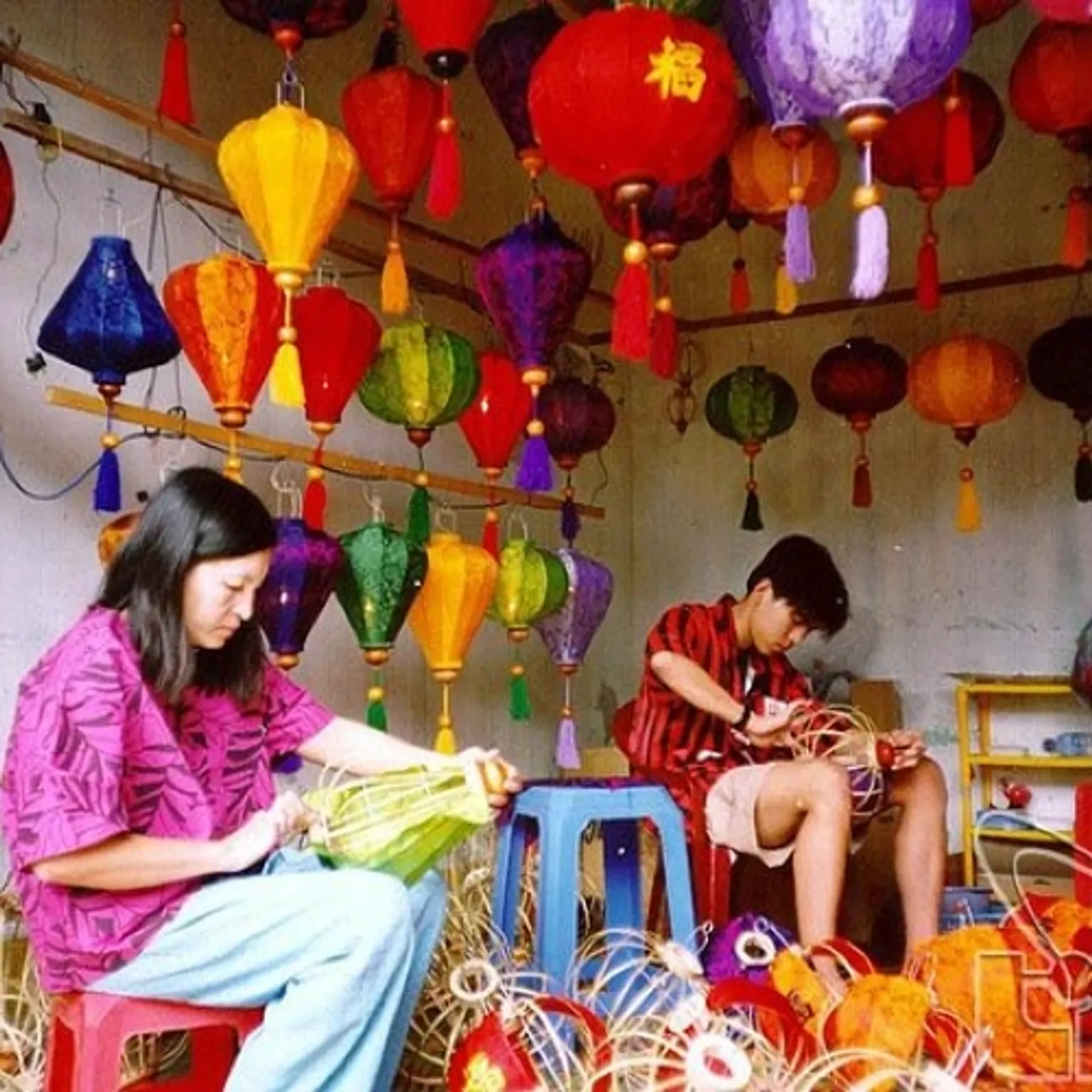 Lantern Making | Be a Real Farmer - Tra Que village | Bicycle Tour