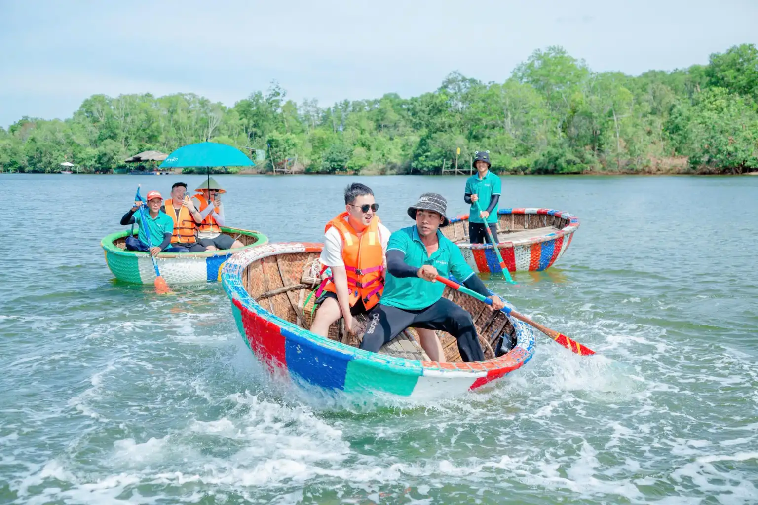 Bamboo Boat Ride on Cua Can River
