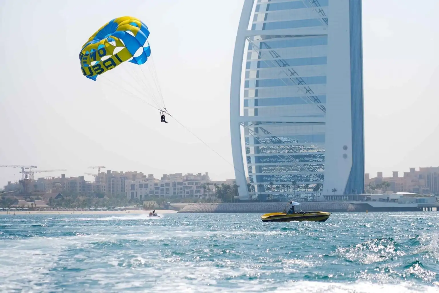 Parasailing Over Yas Bay