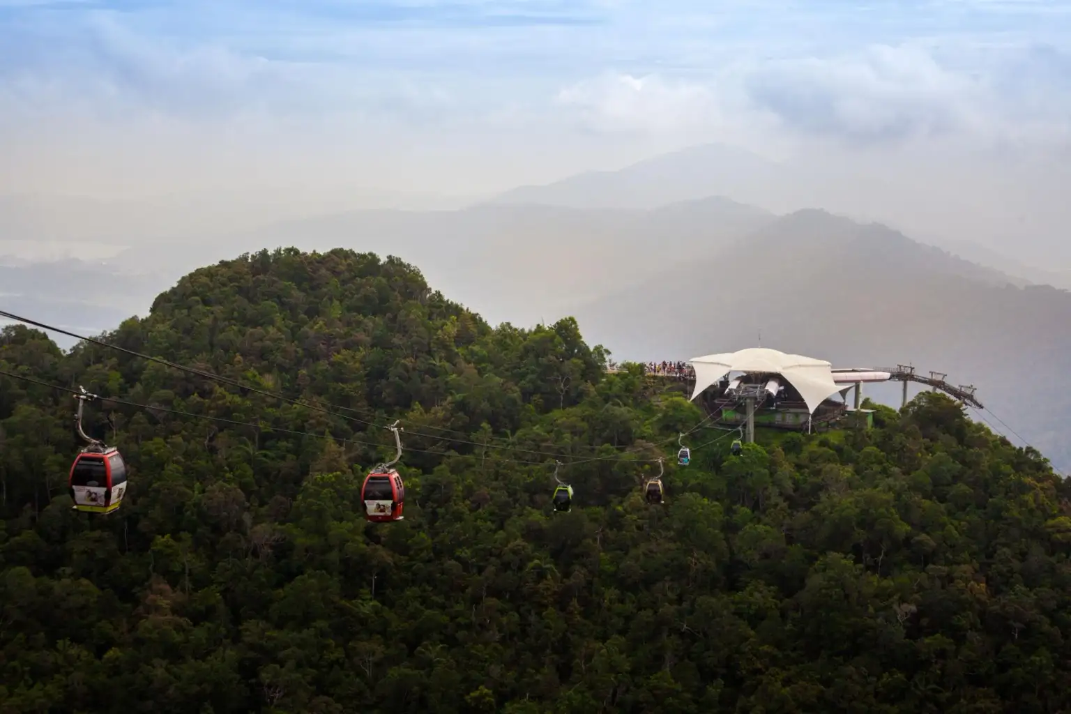 Cable Car - Oriental Village | Skydome | Skyrex | 3D Art | Skybridge