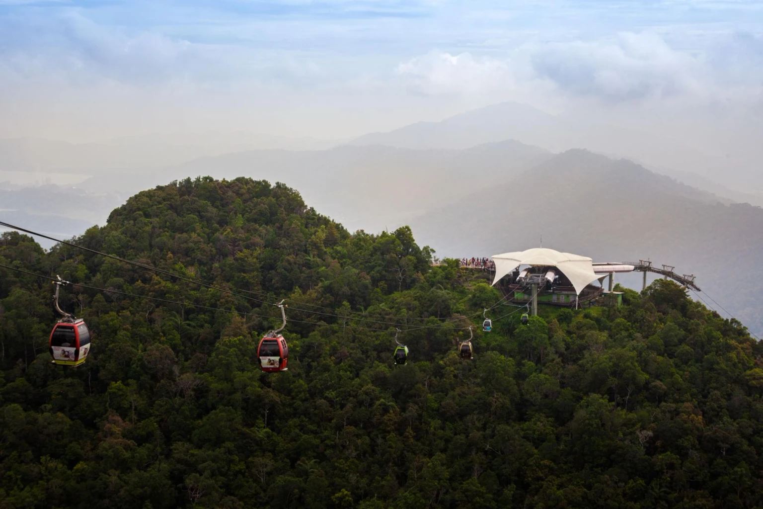 Cable Car - Oriental Village · Skydome · Skyrex · 3D Art · Eagle Nest · Skybridge