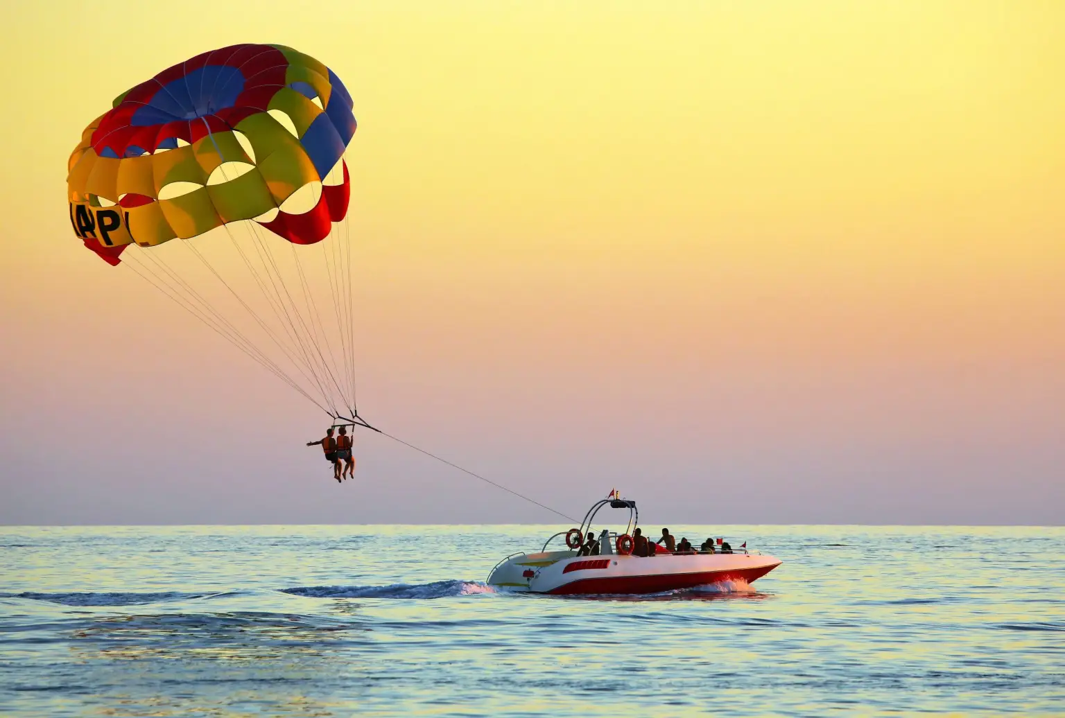Parasailing Over Yas Bay
