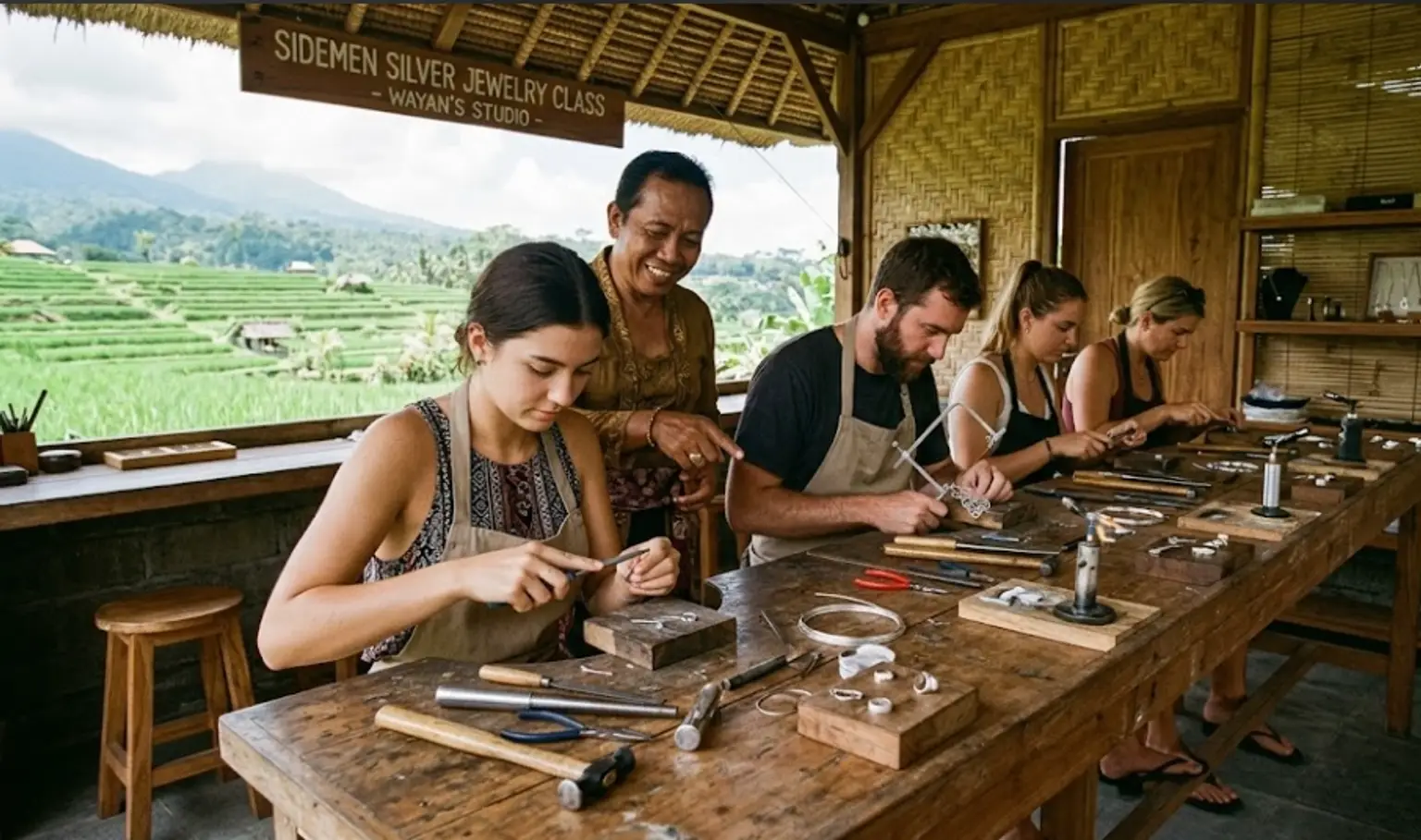 Silver Jewelry Making Class In Sidemen