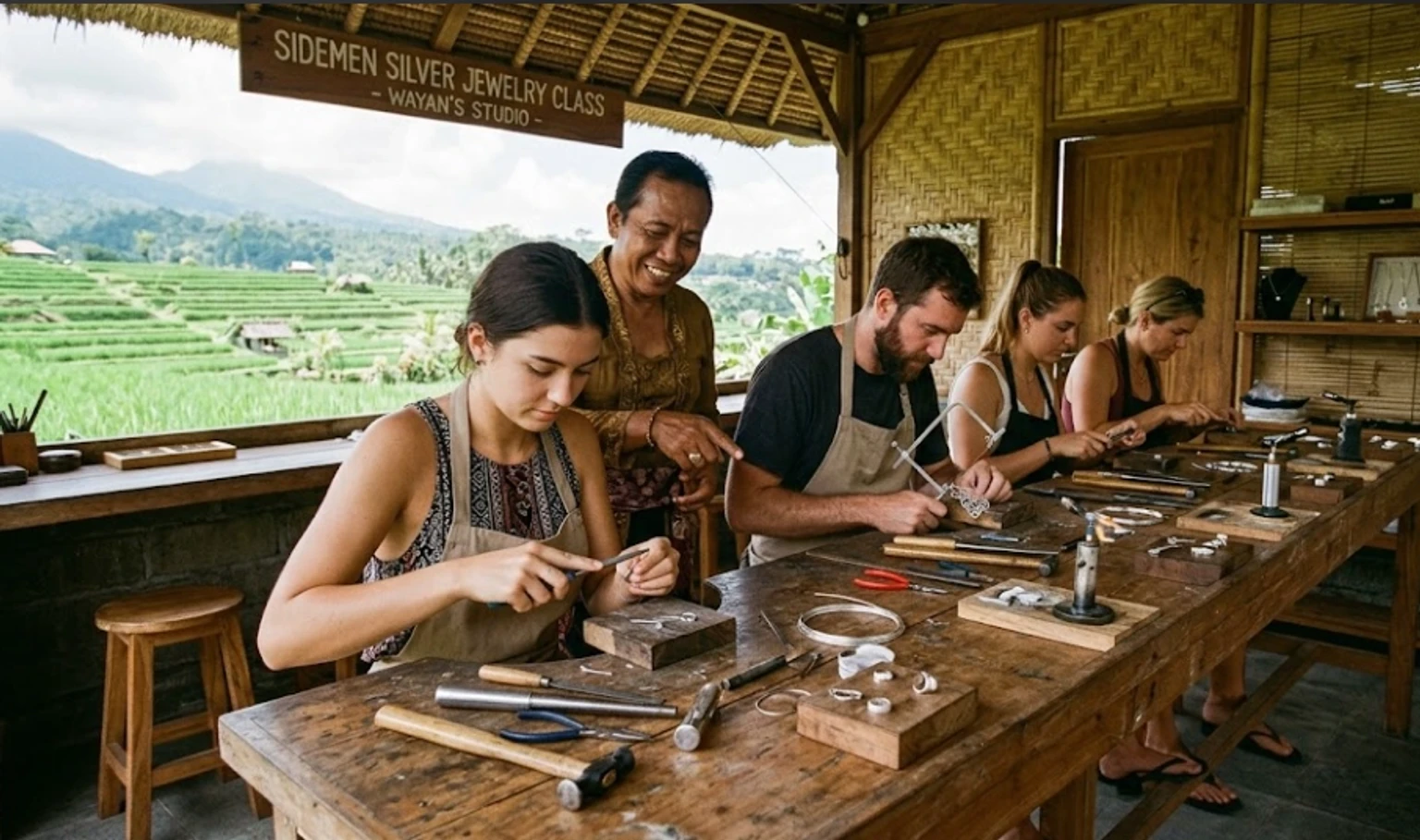 Silver Jewelry Making Class In Sidemen