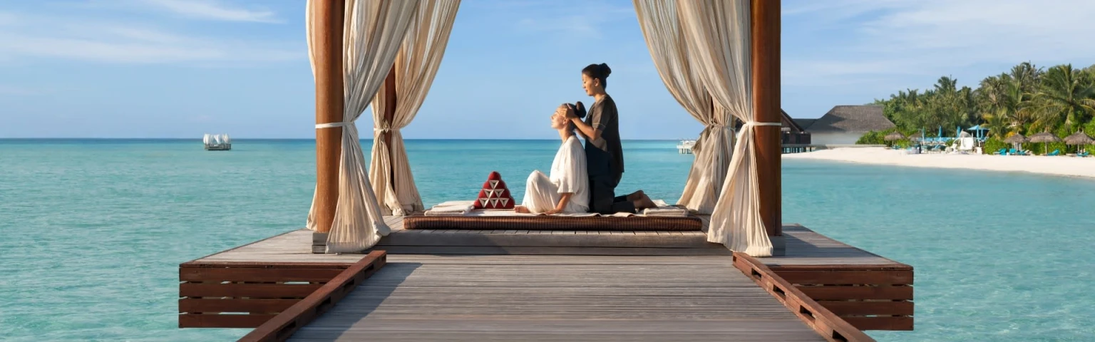Day at leisure or optional Spa. Indulge in bespoke spa packages that blend Balinese traditions, Ayurvedic rituals, and Elemis treatments for complete island renewal.