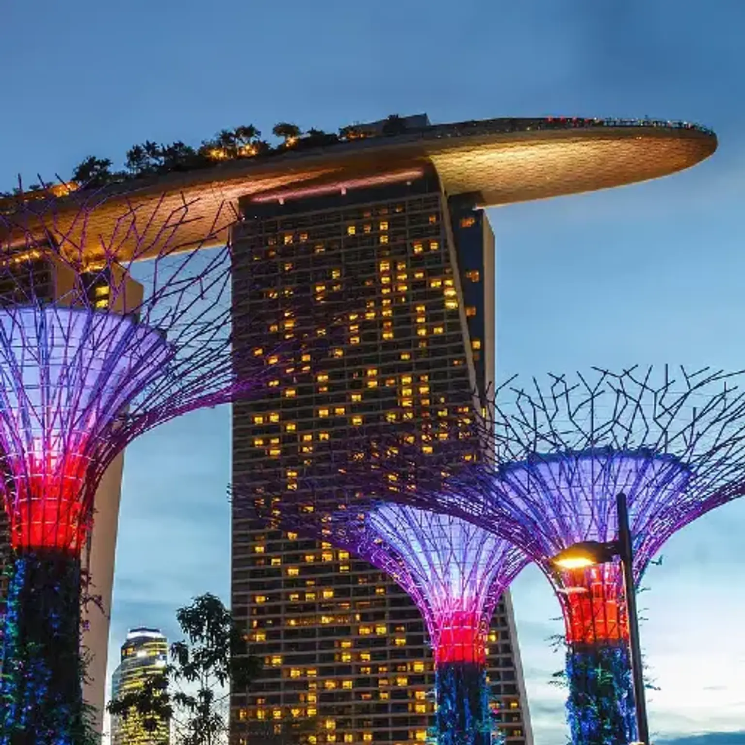 Gardens by the Bay (Flower Dome + Cloud Forest) Featuring Jurassic World : The Experience + Art & Science Museum Non Peak(Mon - Thursday) with Return Shared Transfer