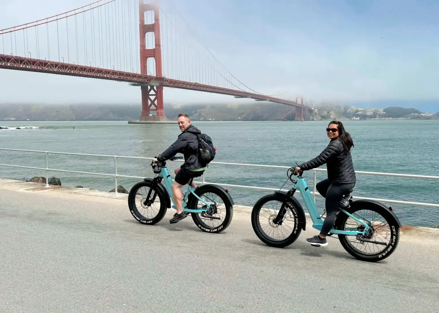 Electric Bike Rental with Map & Optional Ferry