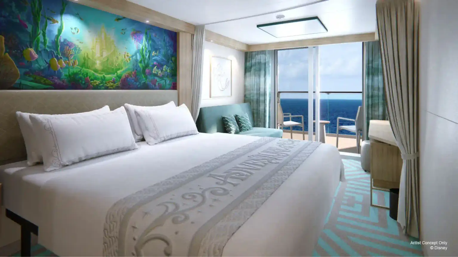 Deluxe Oceanview stateroom with Verandah