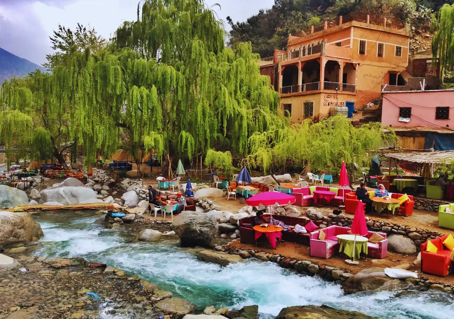 Ourika Waterfalls, Atlas Mountains, Guide + Lunch