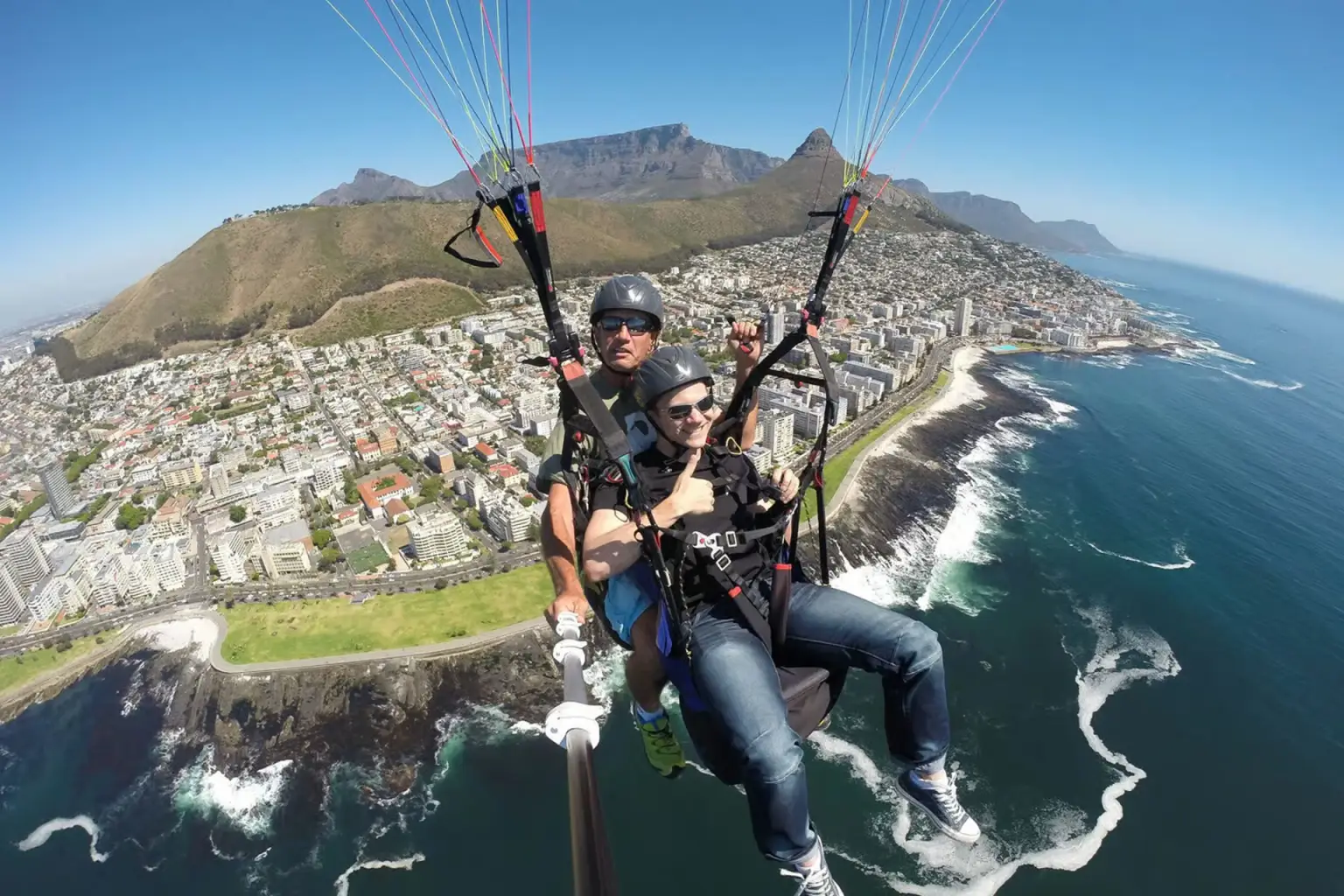 Day at leisure, Recommend Optional Skydiving or Paragliding