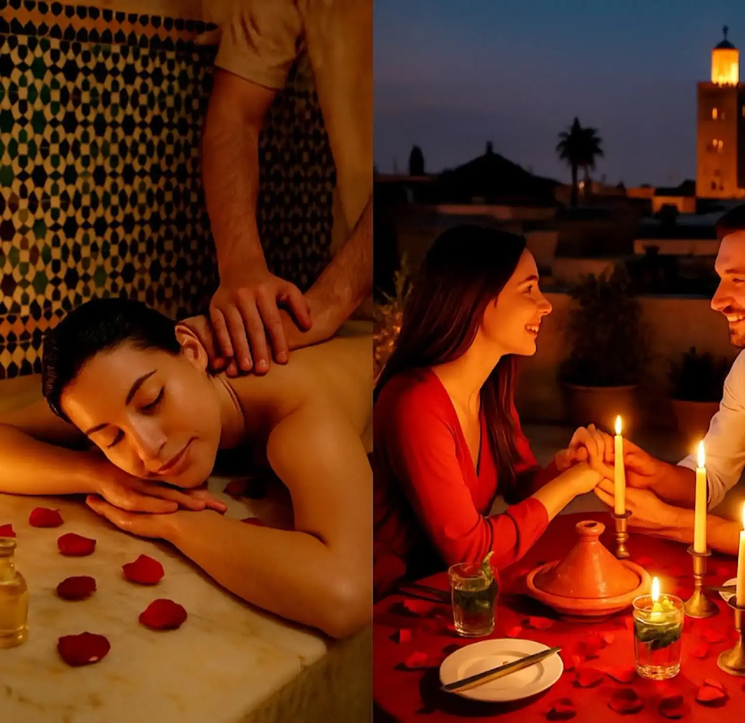 Blissful Spa Escape & Romantic Candlelight Dinner