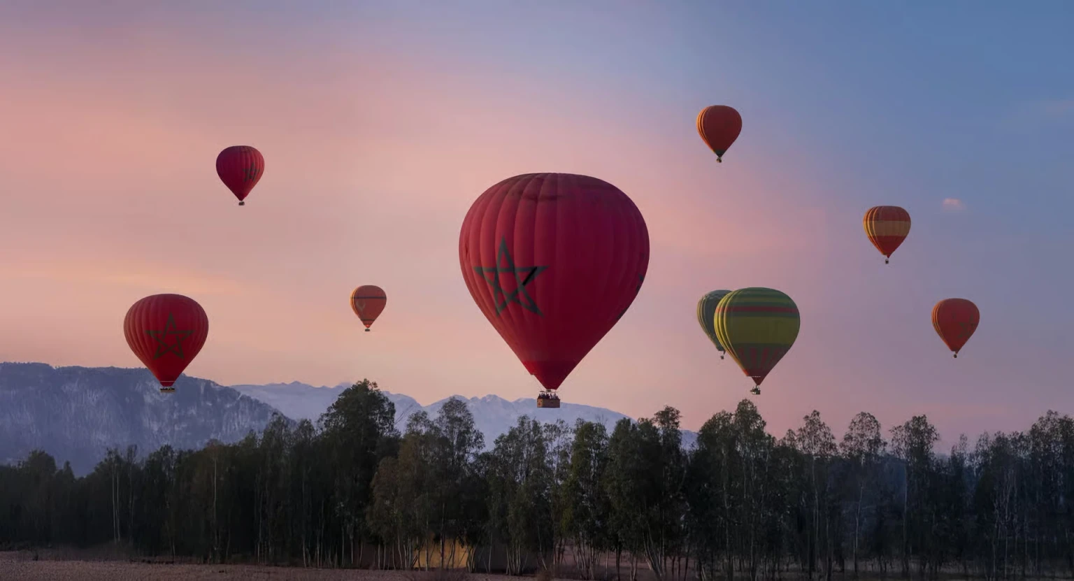 Hot Air Balloon Flight with Berber Breakfast