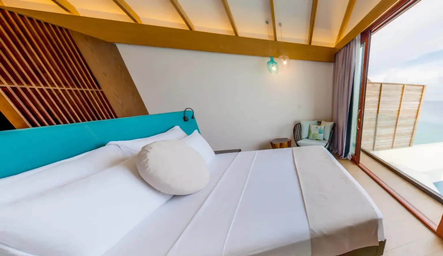 Room Uprgrade: Duplex Water Villa with Pool (Includes Lunch and Dinner)