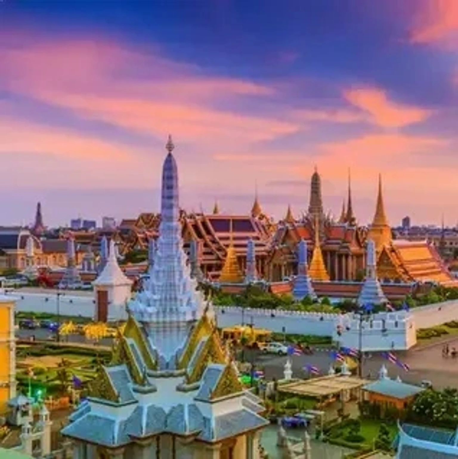 A vibrant display of holiday packages showcasing stunning destinations in Thailand.