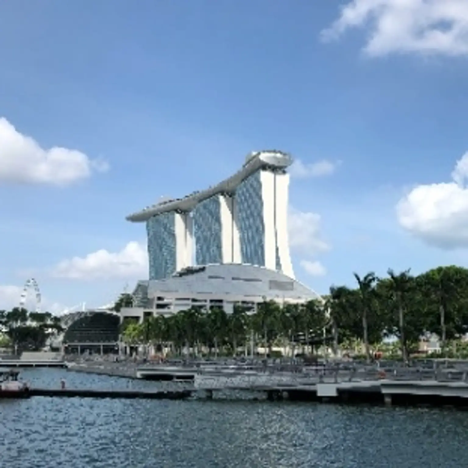 Colorful holiday packages featuring iconic Singapore landmarks and attractions.