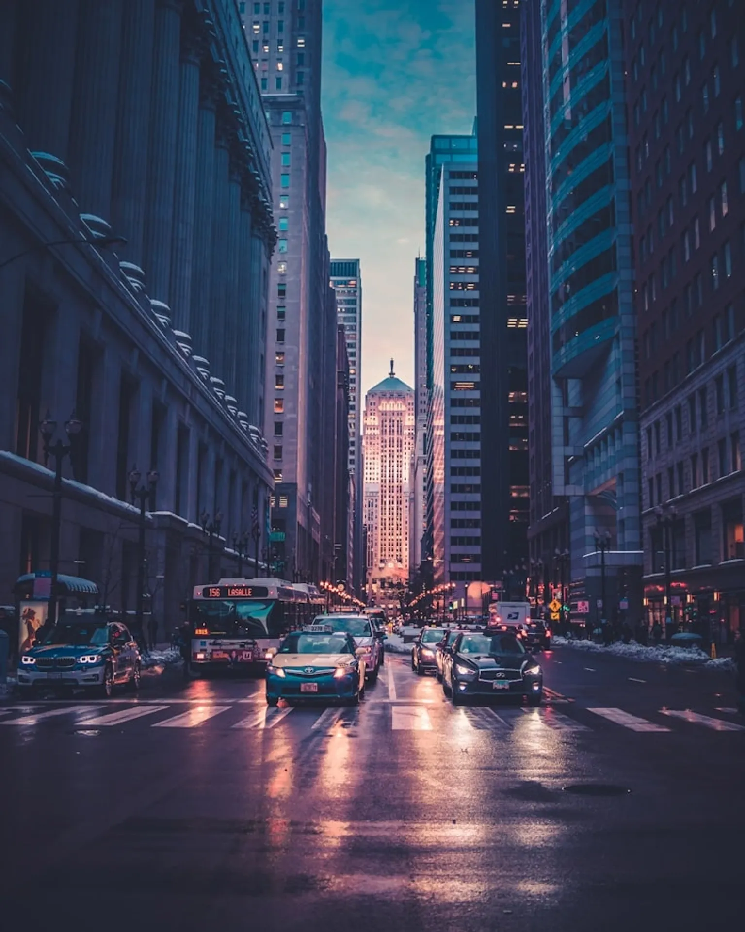 A vibrant cityscape showcasing iconic landmarks and urban life, perfect for exploring the essence of multiple cities.